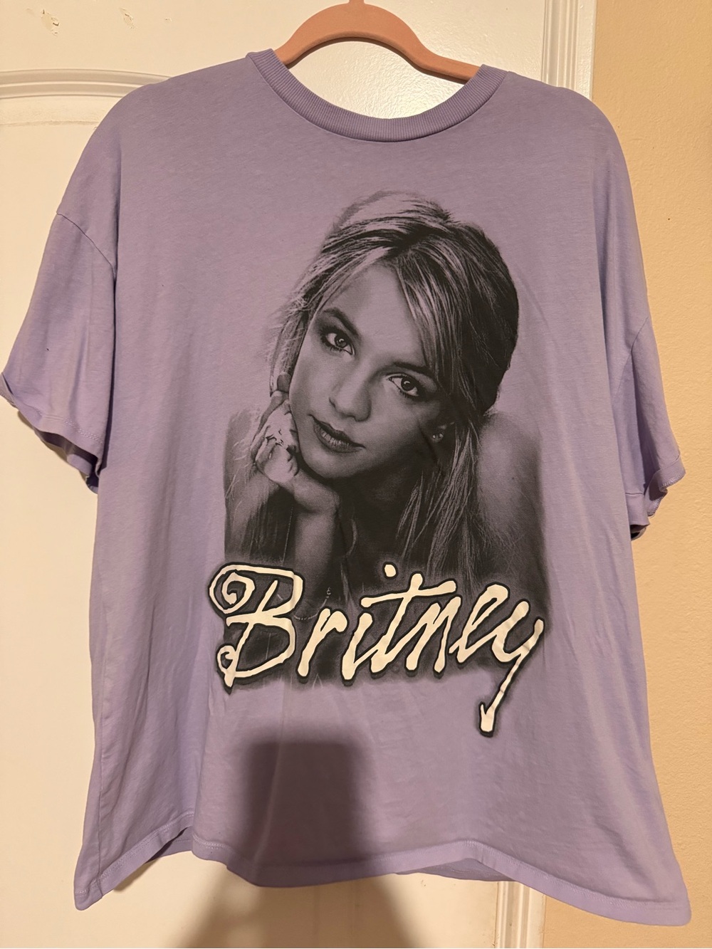 Lavender Britney Graphic Short Sleeve Tee